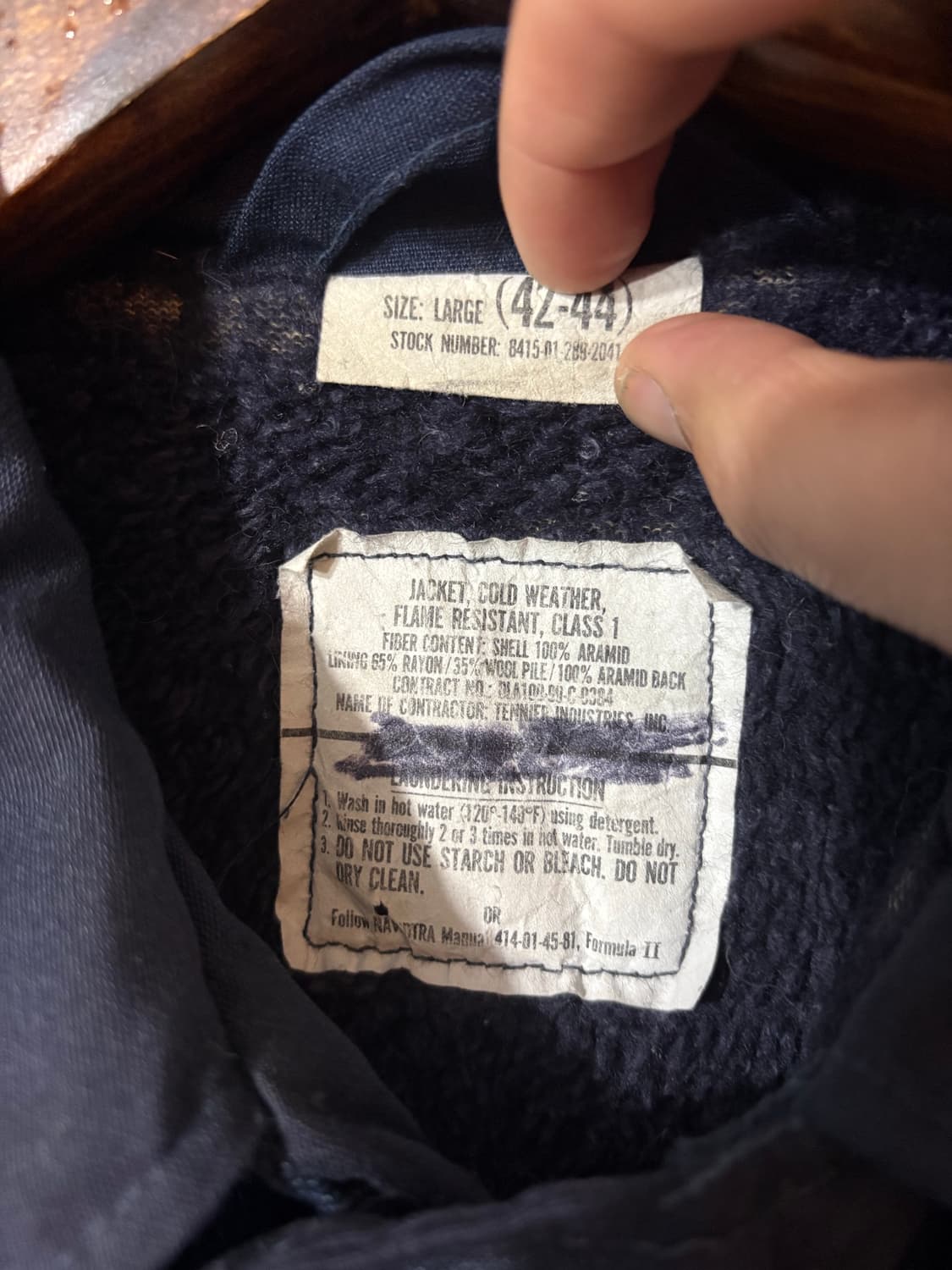 90's U.S Navy A-2 Deck Jacket. 상품이미지4