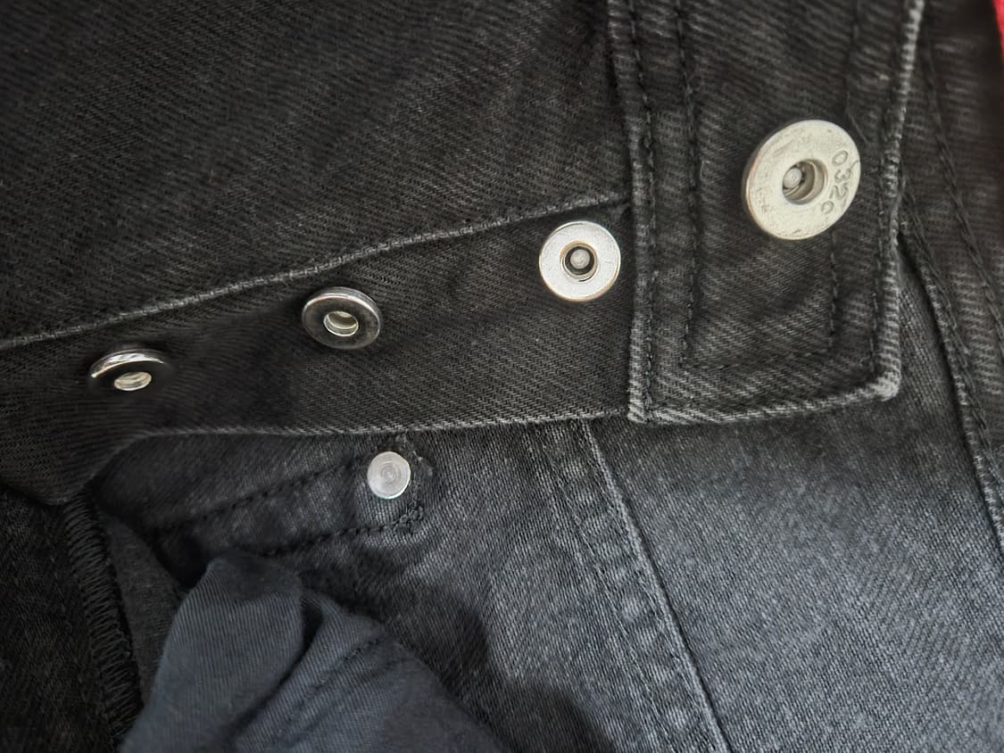 032c 워시드 스트레이트 블랙 데님 상품이미지6