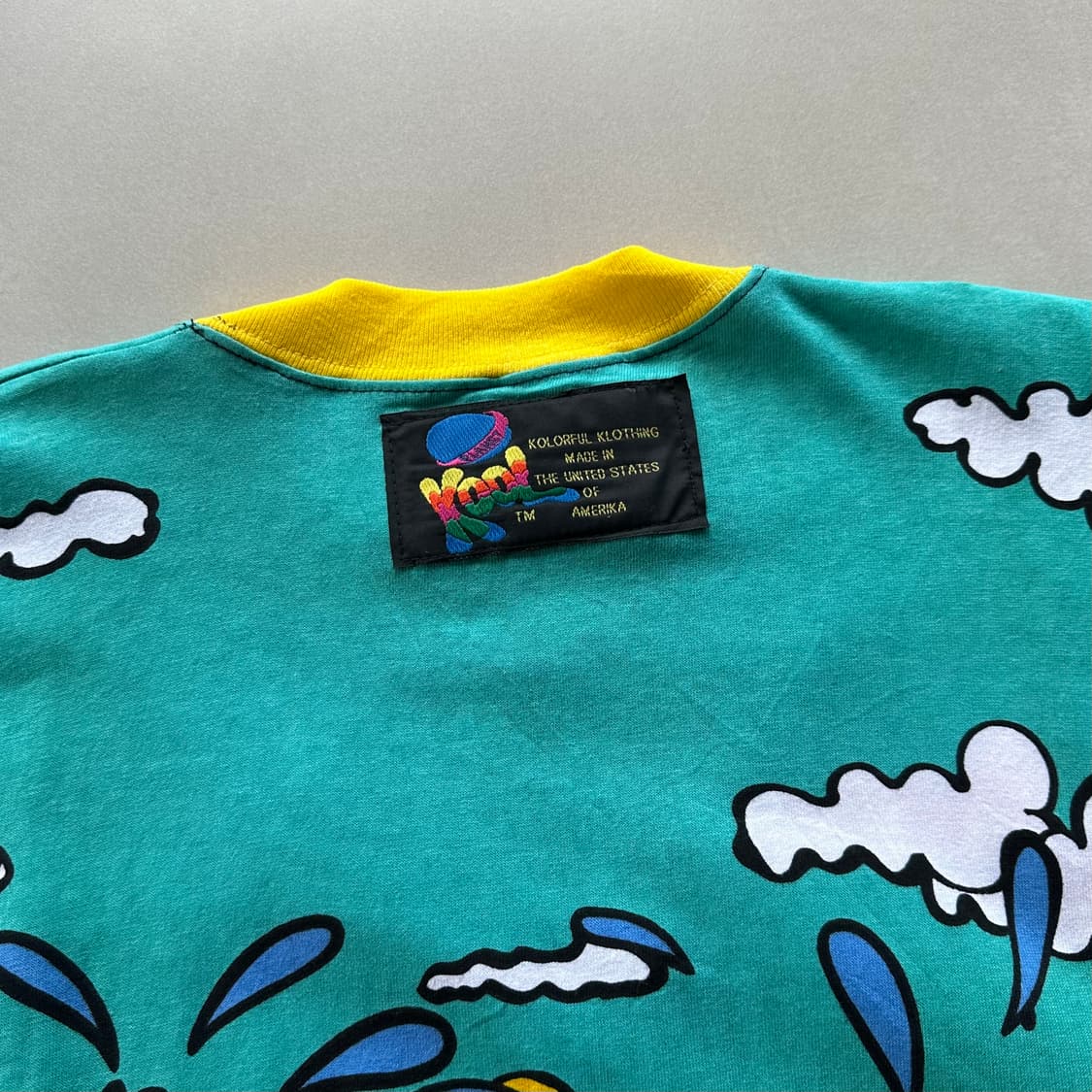 [XL](새상품)90s USA KOOL 컬러풀 아트 티셔츠 상품이미지10