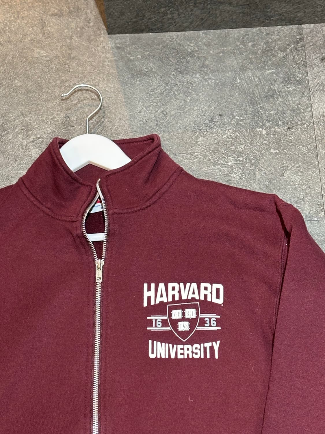 챔피온 버건디 집업 자켓 M사이즈 상품이미지4