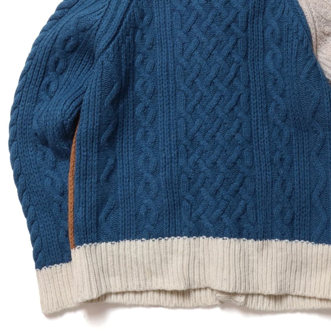 빔즈 보이 Beams Boy Wool Cable Knit Cardigan 상품이미지6
