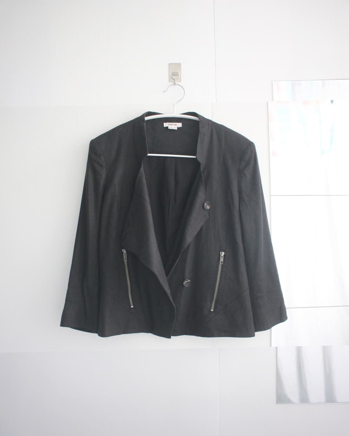 helmut lang unbalance linen jacket 상품이미지2