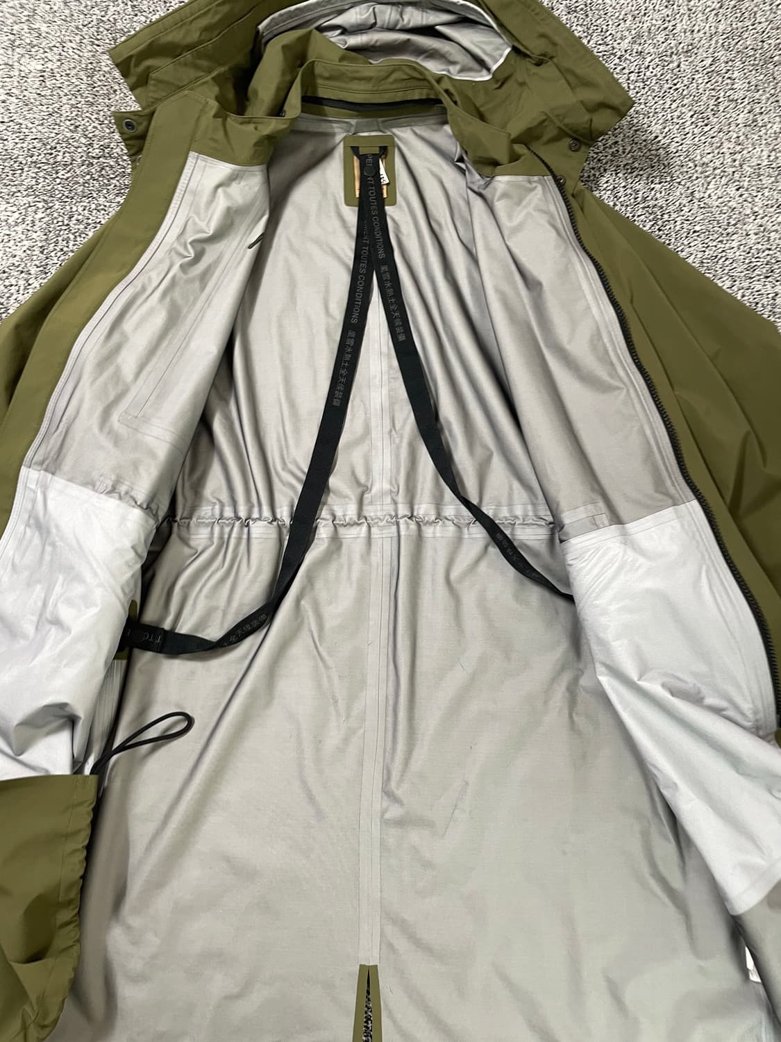 빈티지9. 나이키 아크로님 ACG 고어텍스 코트 야상 올리브 개파카 자켓 상품이미지4