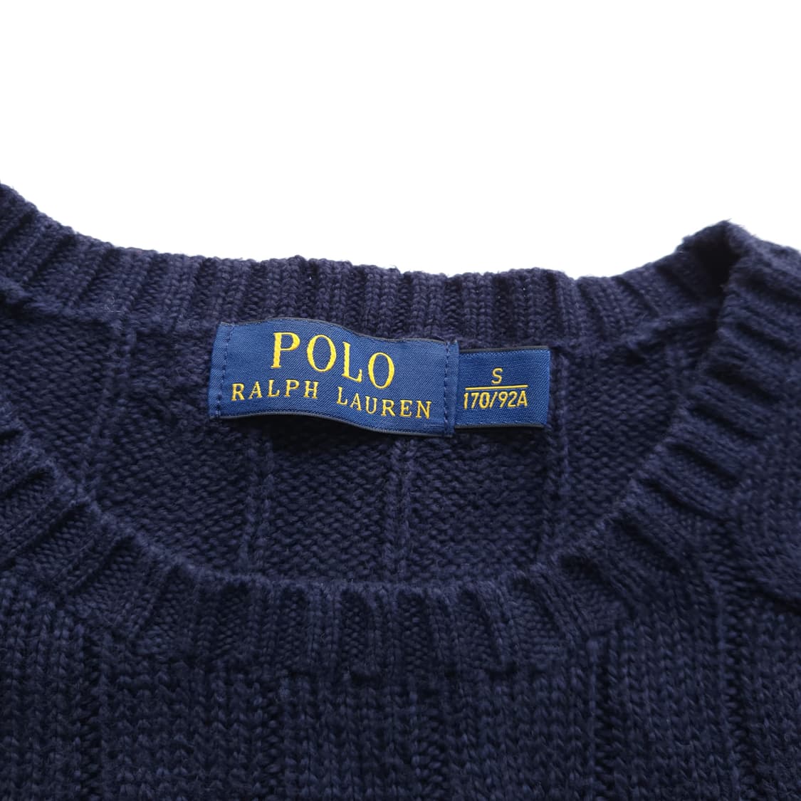 폴로 랄프로렌 신형 케이블 니트 네이비 상품이미지4