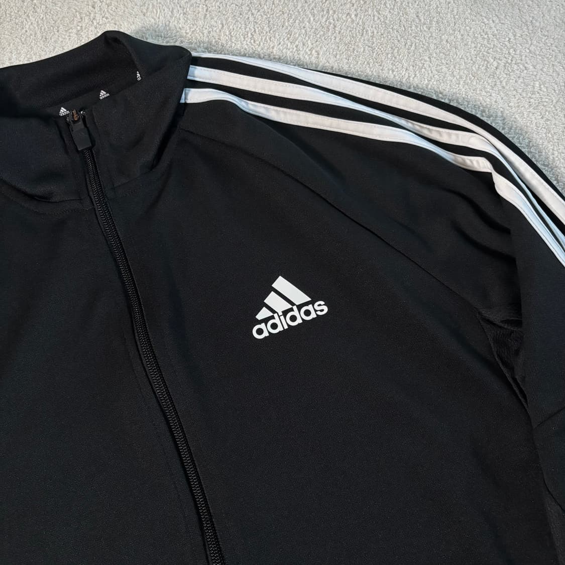 아디다스 블랙 스몰로고 져지 상품이미지3