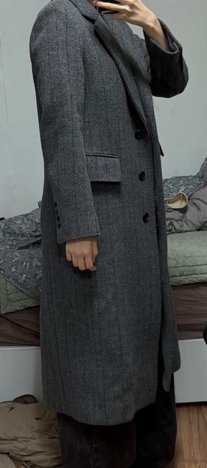 럭키슈에뜨  스트라이프 코트 상품이미지5