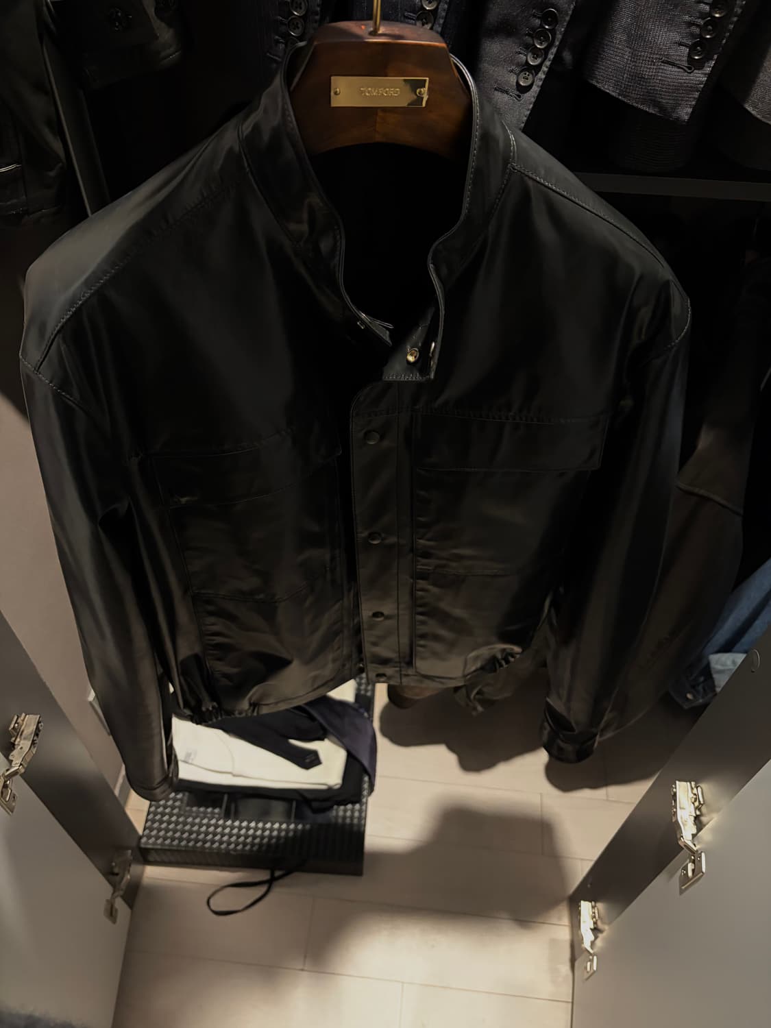 르메르 23ss 레더 블루종 상품이미지2