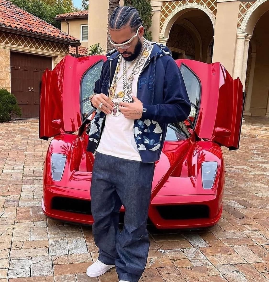 (L) 베이프 사시코 카모 릴렉스드핏 후드집업 상품이미지1