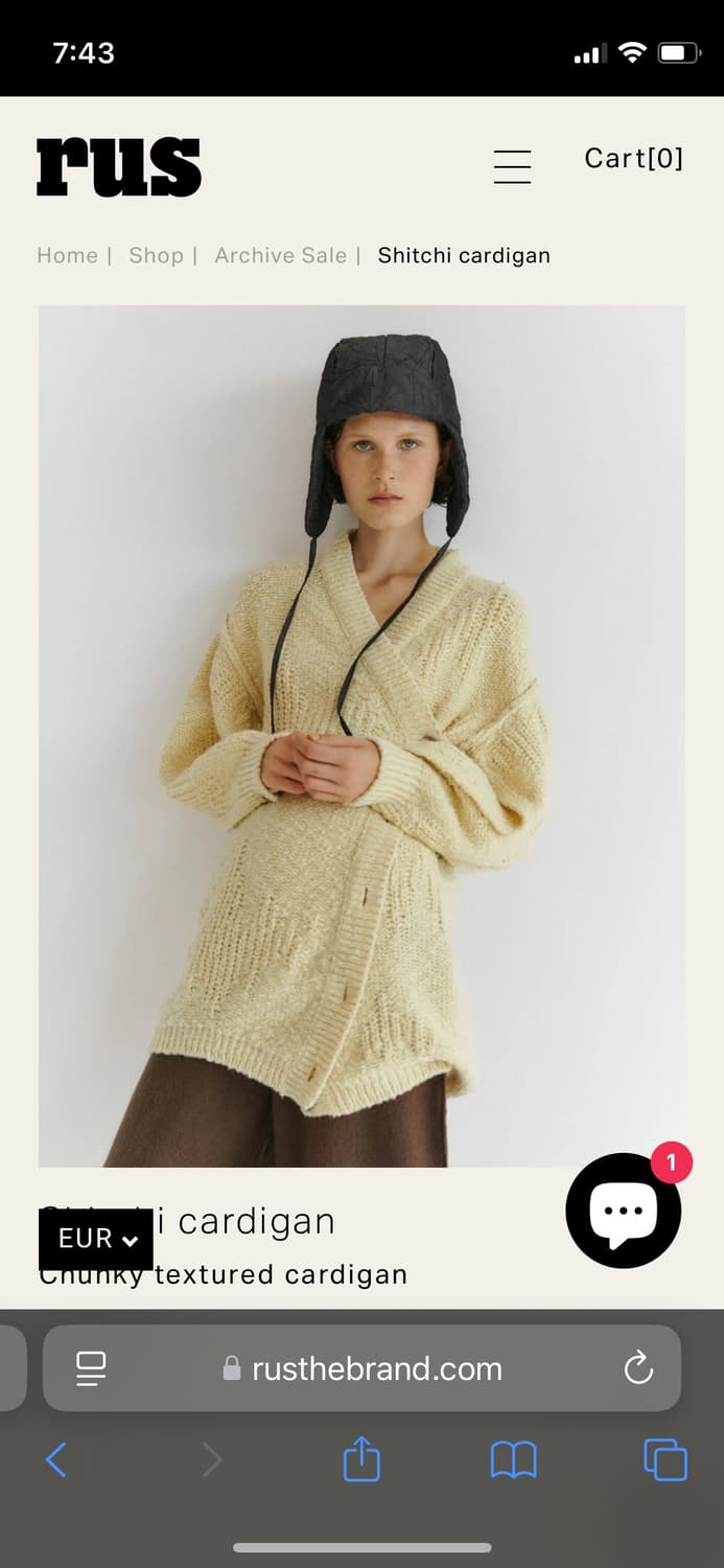 RUS Shitchi cardigan 상품이미지1