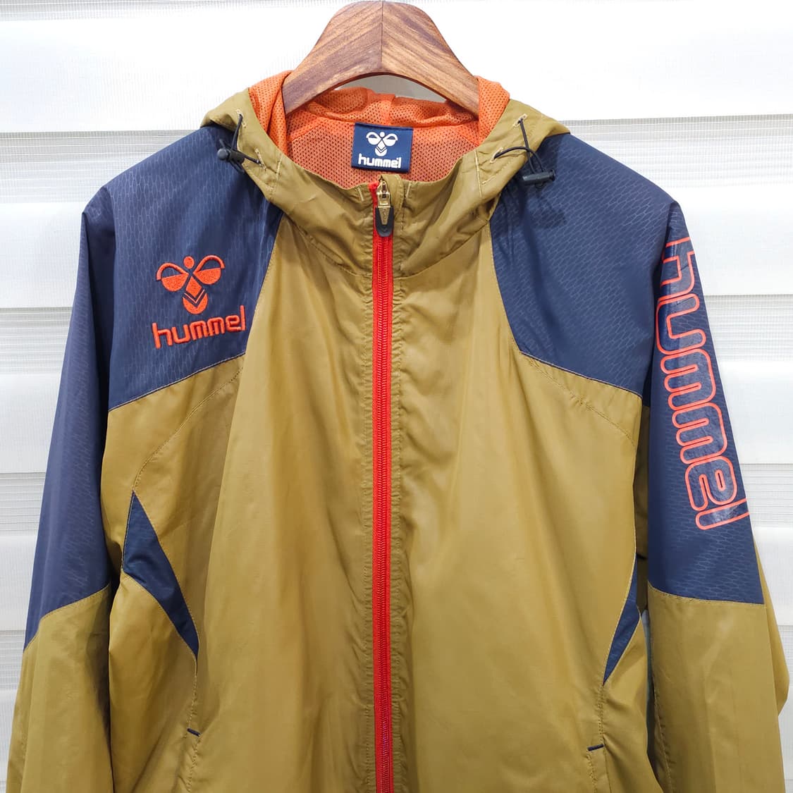 빈티지 Hummel 바람막이 후드집업 자켓- L 상품이미지2