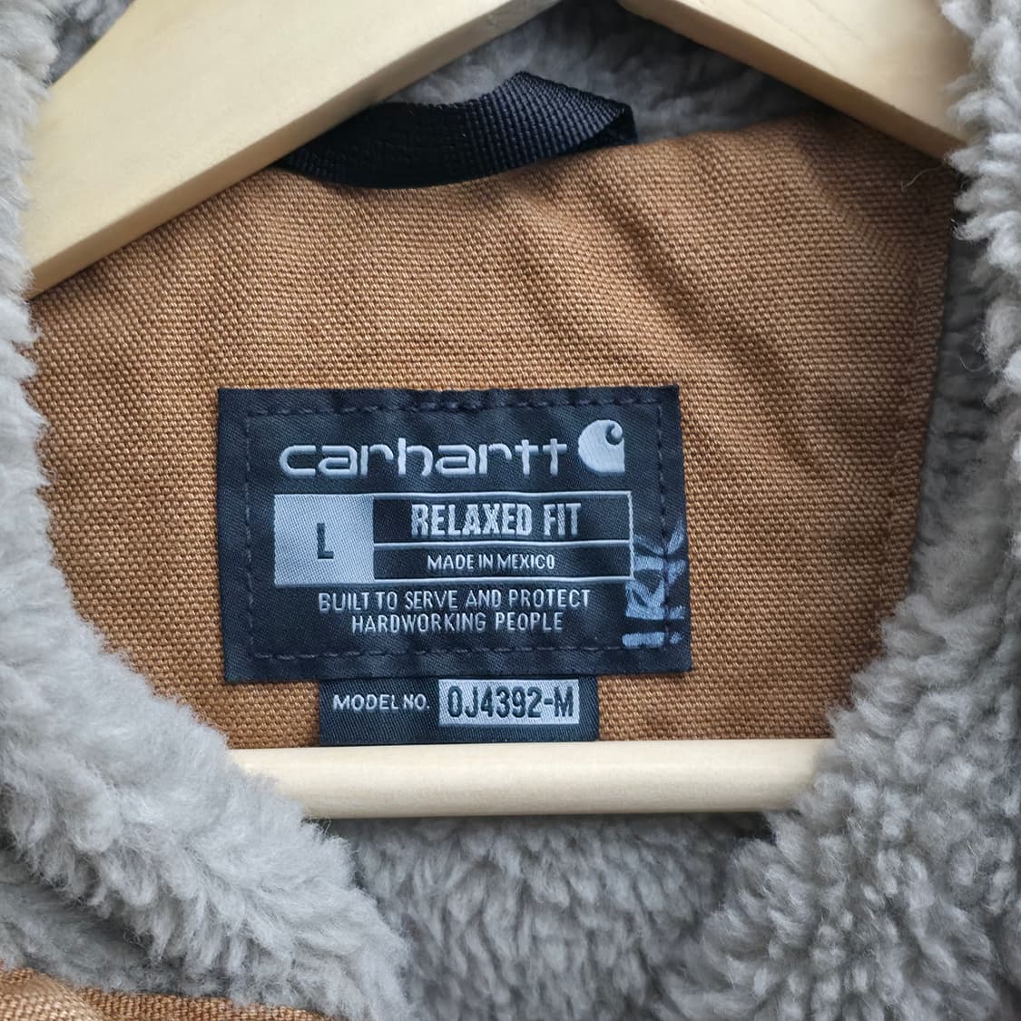 [L] 칼하트 빈티지 샌드스톤 덕 액티브 후드 자켓 상품이미지6