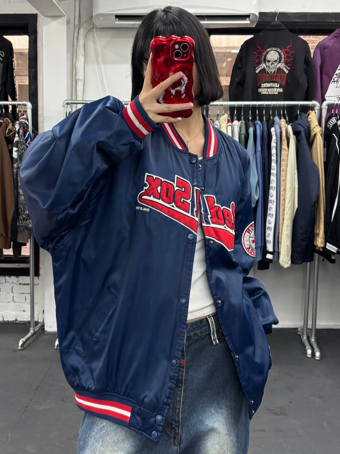 제뉴인 머천다이즈 레드 삭스 스타디움 자켓 상품이미지2