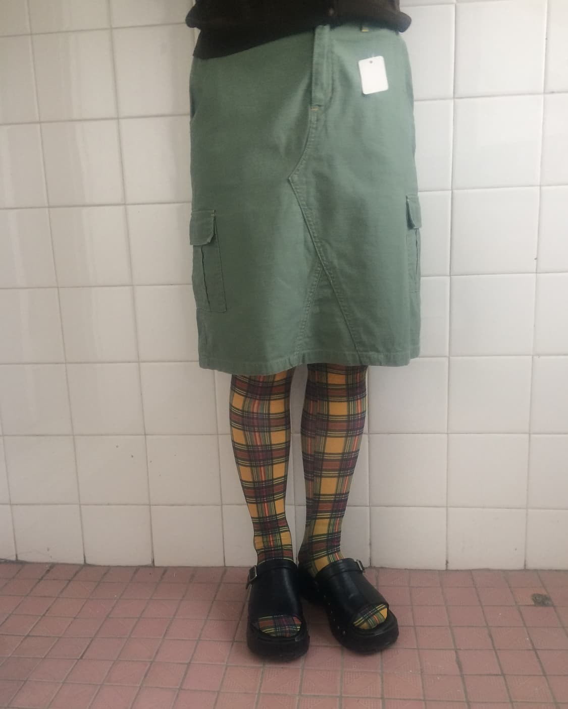 check pattern stocking 상품이미지3