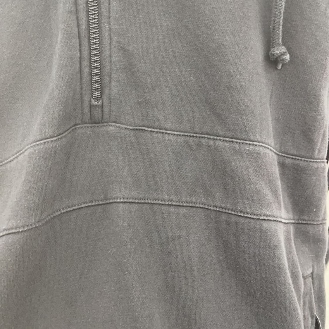 아디다스 올드스쿨 오리지널 삼선 약기모 반집업 후드티 XS C08097 상품이미지9