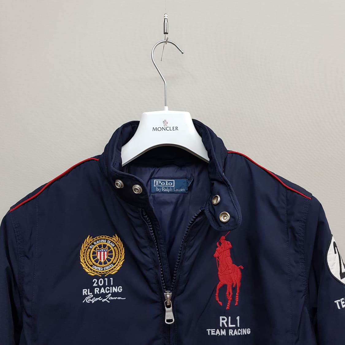 랄프로렌 RL1 팀 레이싱 패딩 점퍼 M사이즈 상품이미지2