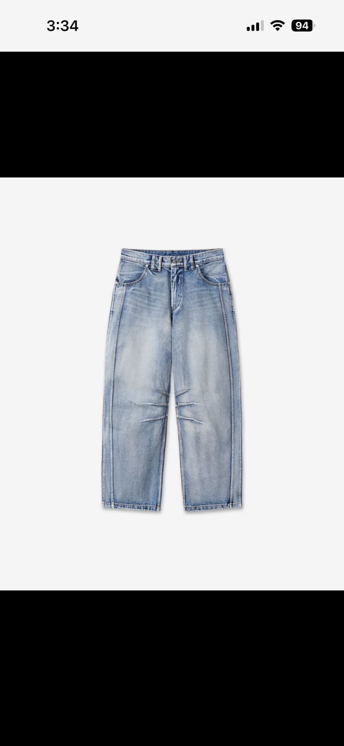 9999아카이브 청바지Technical Curved Denim Jean 상품이미지3