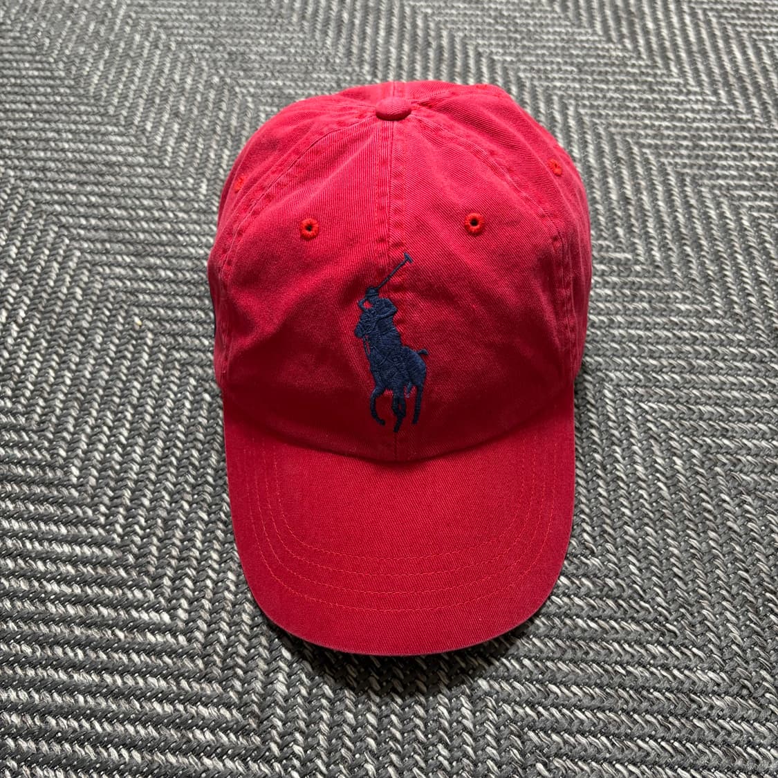 폴로 랄프로렌 레드 볼캡(OS) 상품이미지1