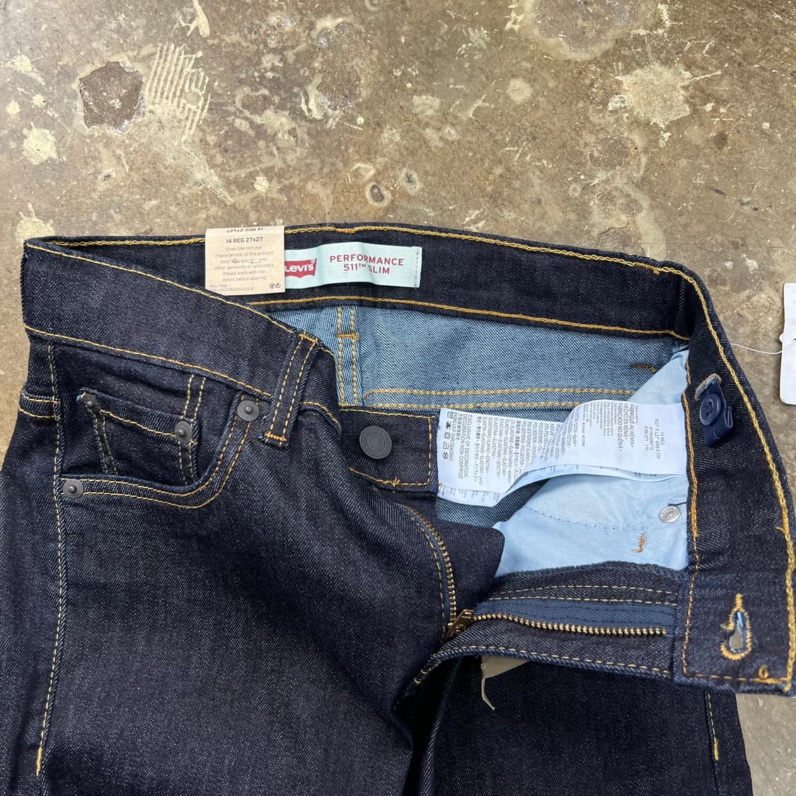 27) 새제품 리바이스511 청바지 데님팬츠 상품이미지5