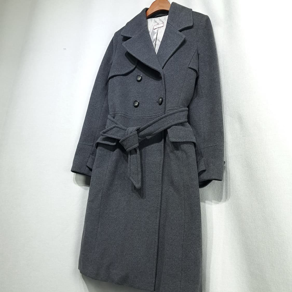 CL082 M MAX&Co. 막스마라 패션 그룹 클래식 싱글 그레이 코 상품이미지10