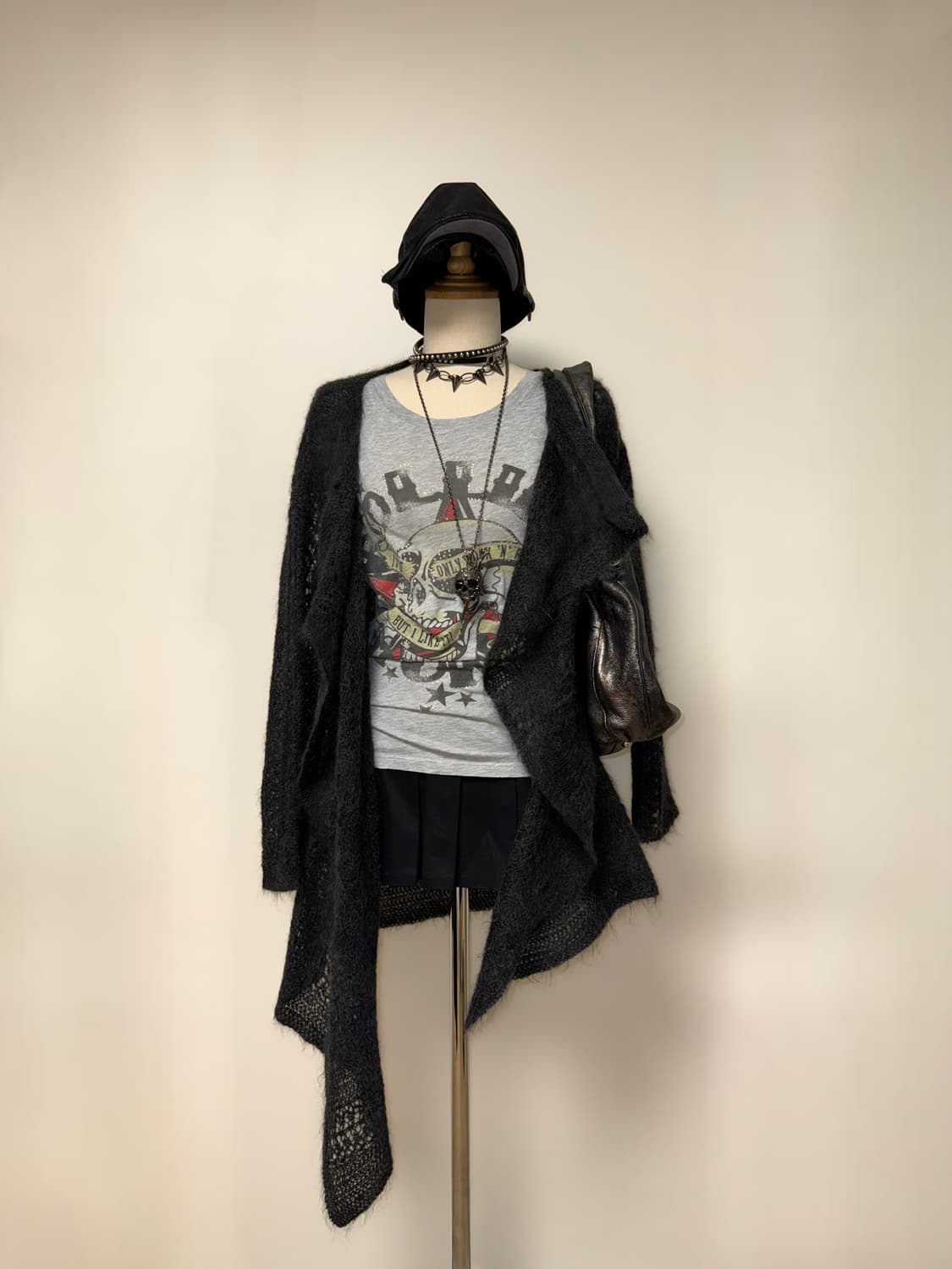 모헤어 드레이프 가디건 상품이미지3