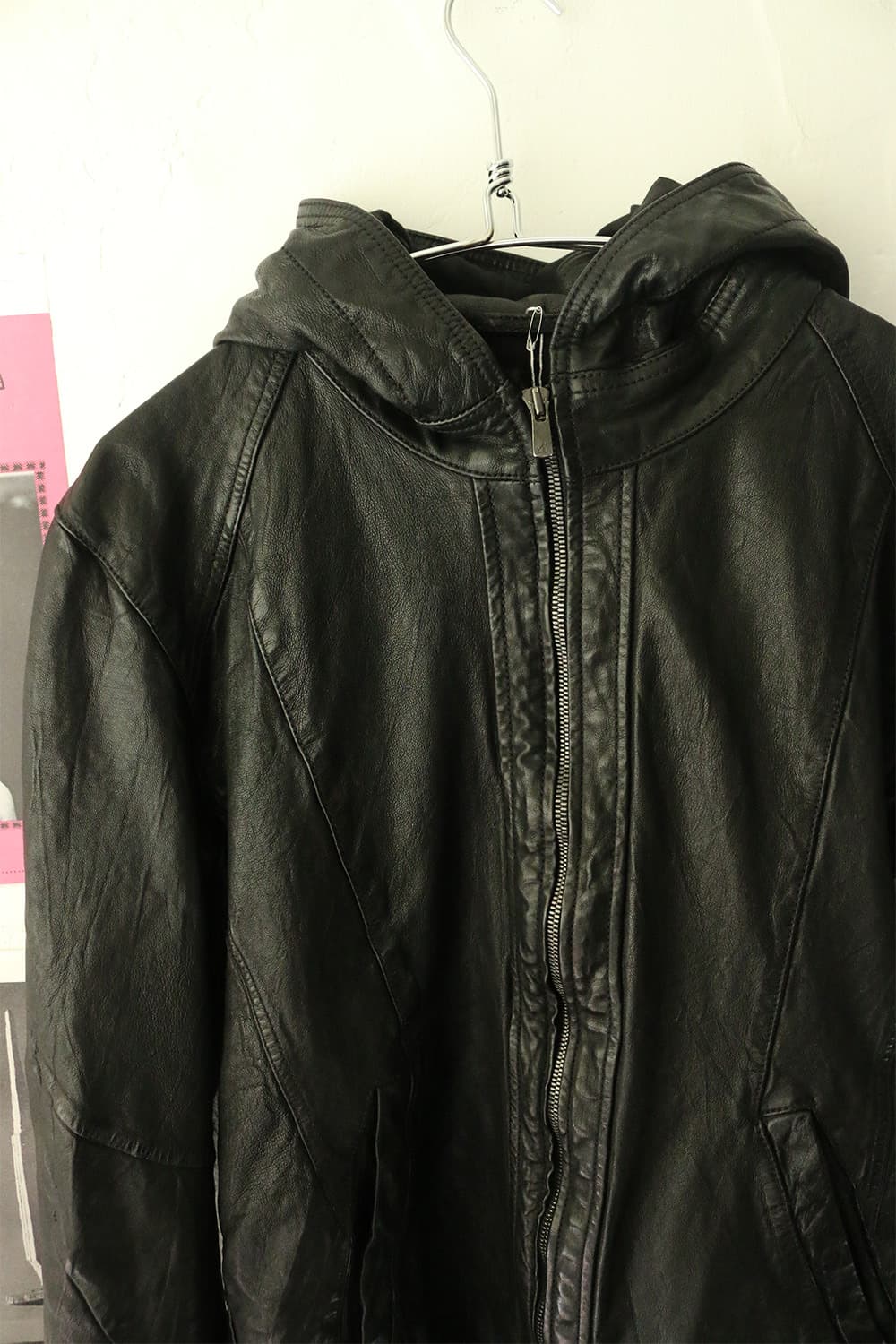 토네이도 마트 레더 후드 자켓  상품이미지6