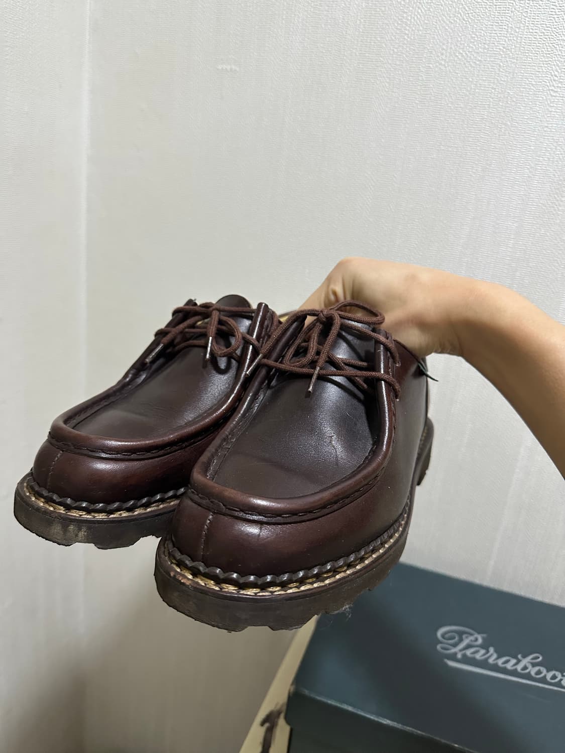 39.5) 파라부트 미카엘 브라운 카페 팝니다 상품이미지2