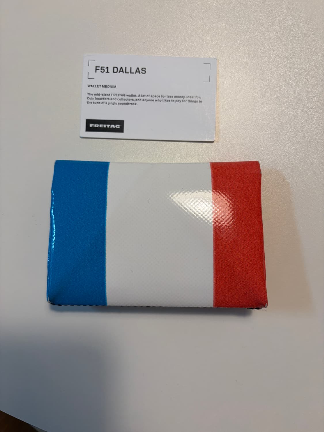 프라이탁 댈러스 지갑 프랑스 국기 참기름 타프 상품이미지2
