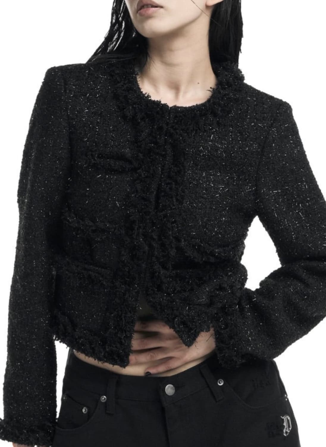 오도어 트위드 자켓 상품이미지2