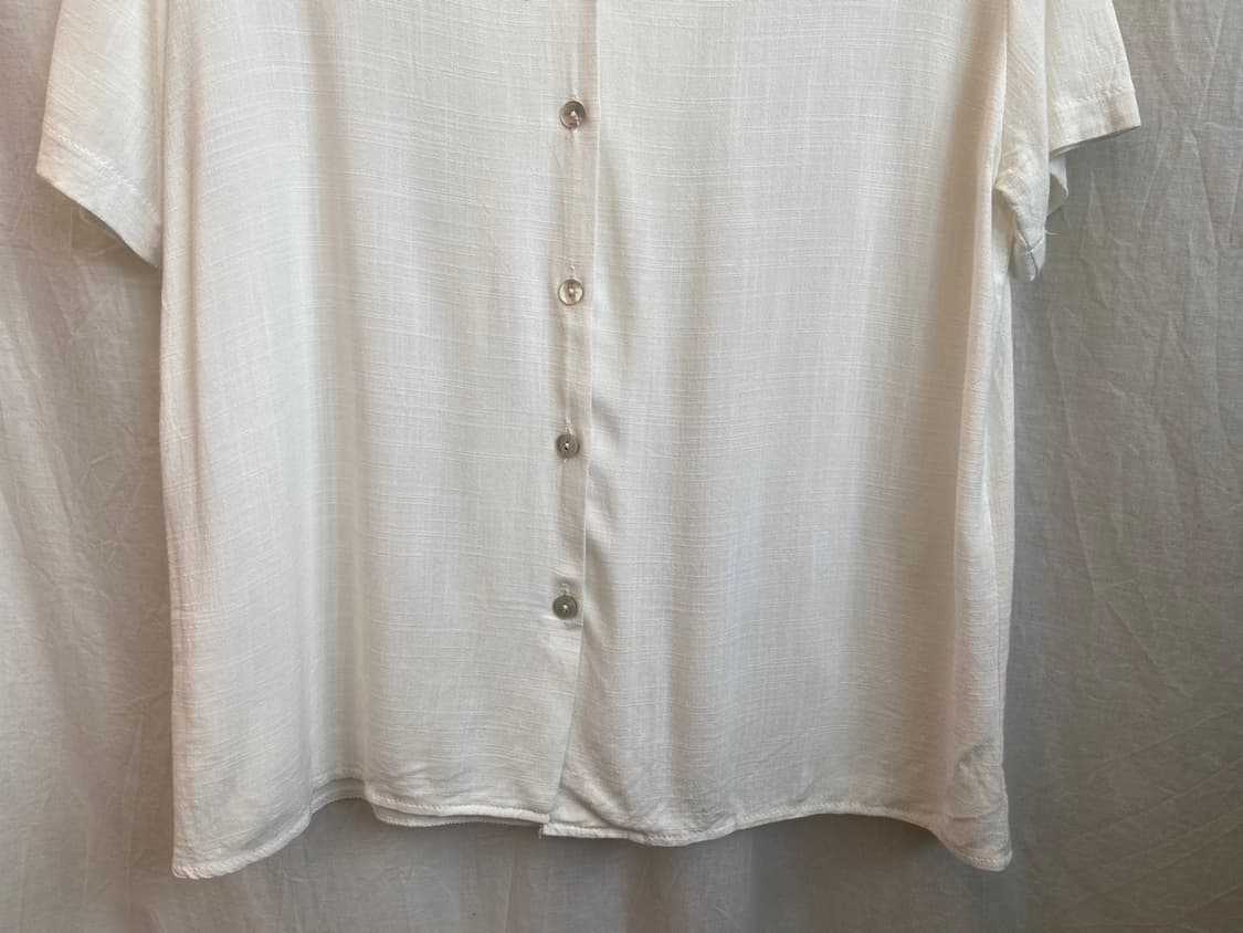 화이트 반팔셔츠(M) 상품이미지6