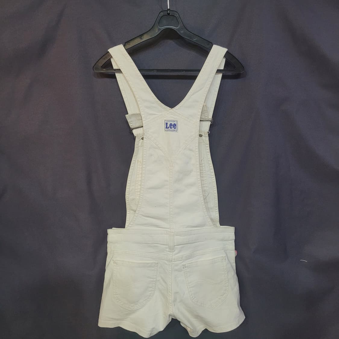 Lee 화이트 데님 오버롤 상품이미지5