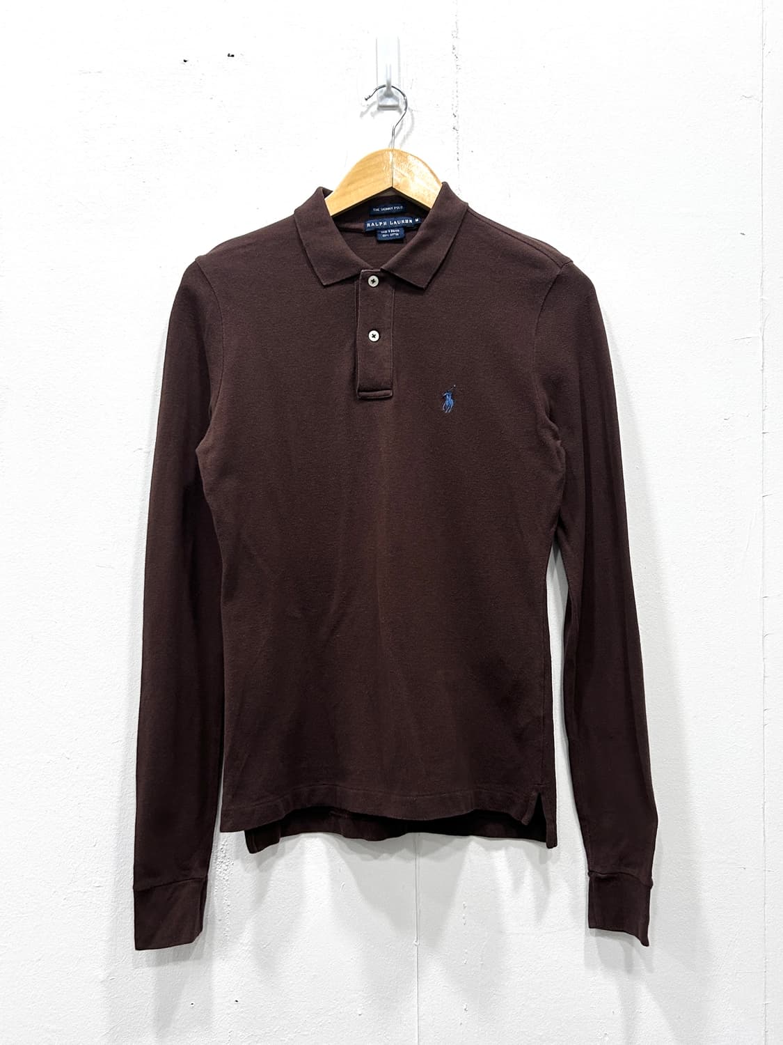 폴로랄프로렌 브라운 슬림핏 폴로셔츠 카라티 M 상품이미지2