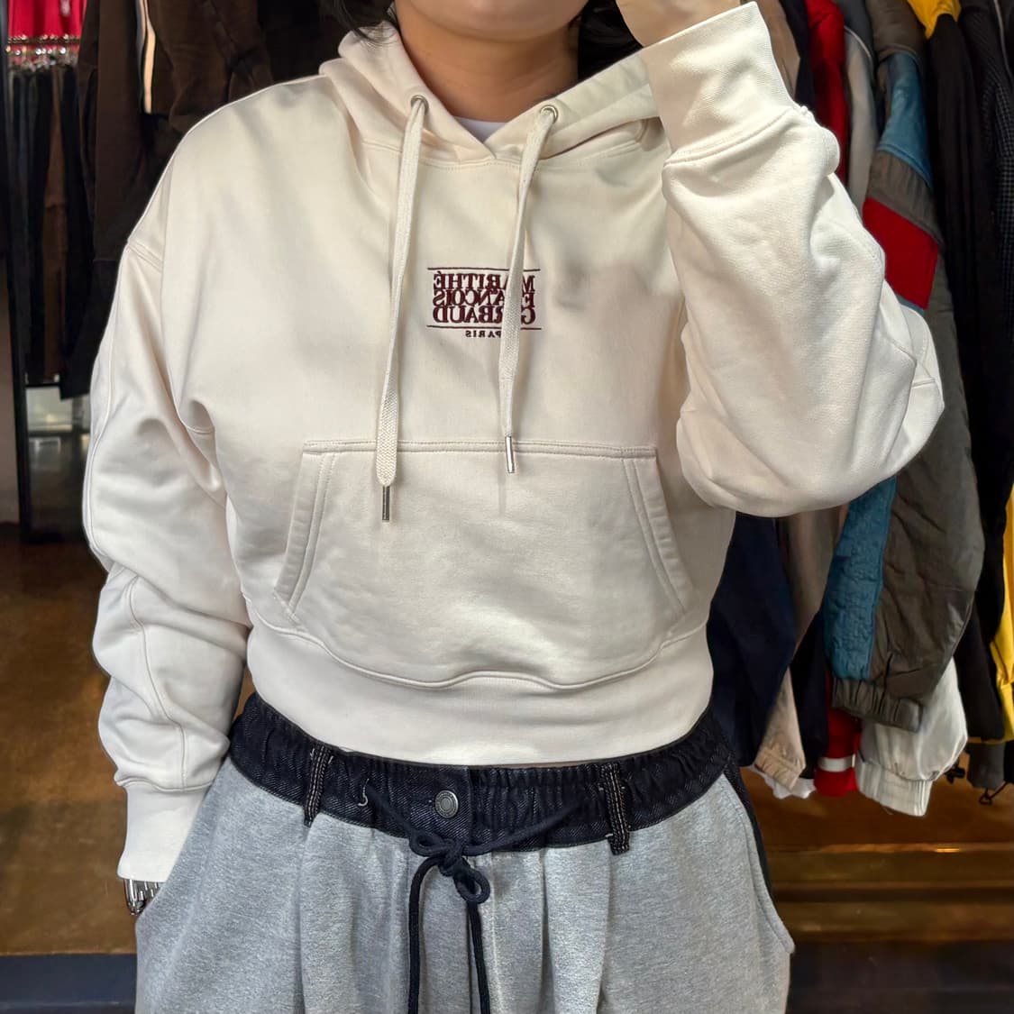 마리떼 아이보리 후드 상품이미지1