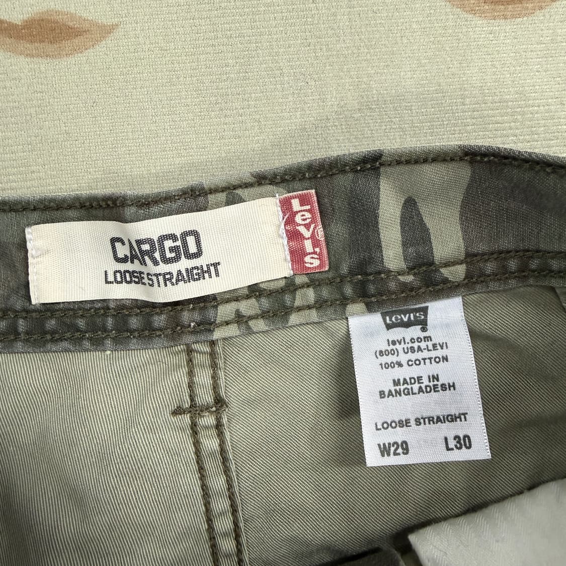 (29)00s 리바이스 Levis 카모카고팬츠 상품이미지3