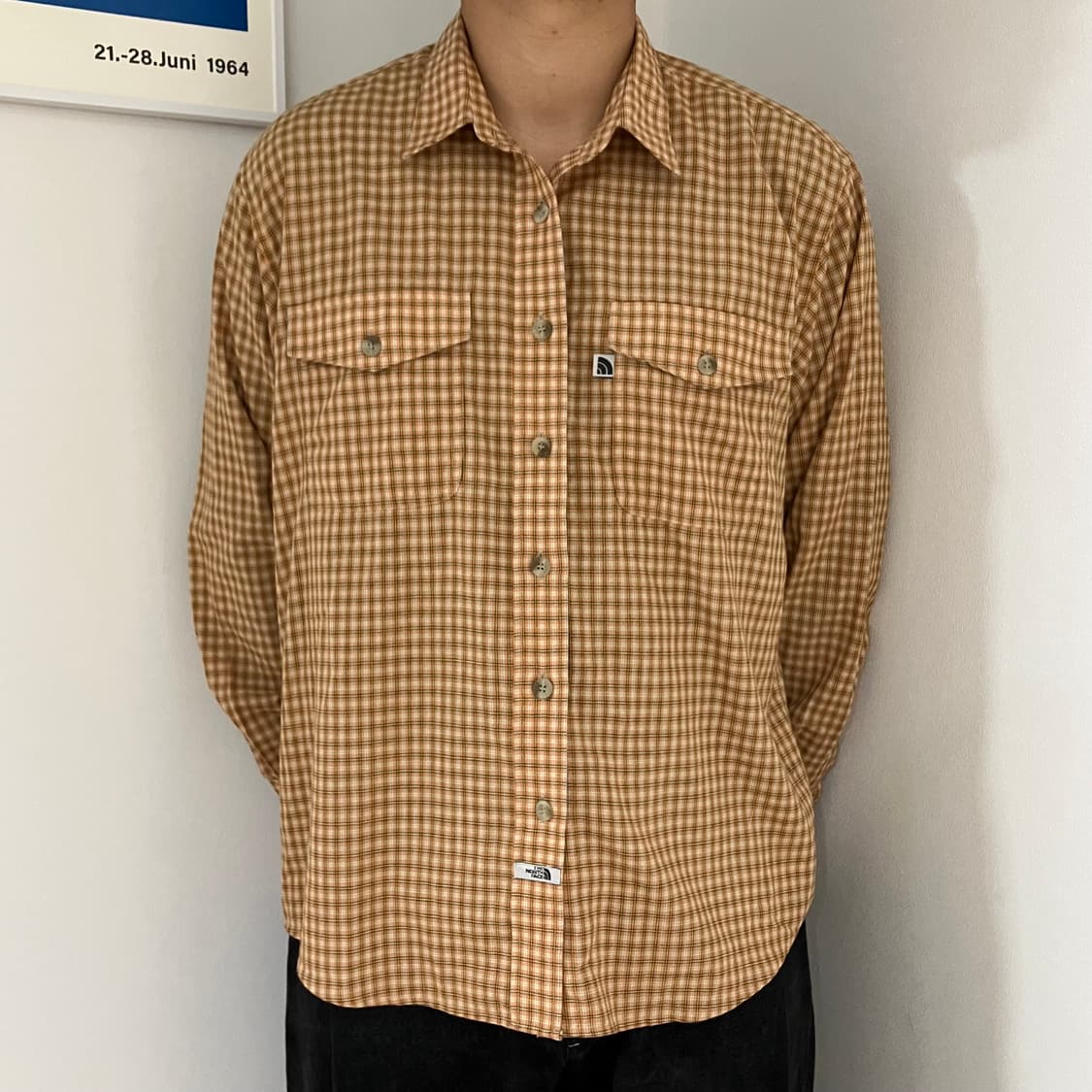 노스페이스 체크 셔츠 상품이미지1