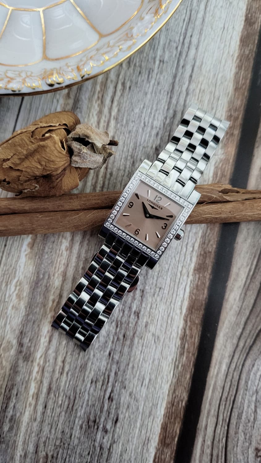 정품 론진 돌체비타 다이아 베젤 여성용 쿼츠시계 상품이미지6