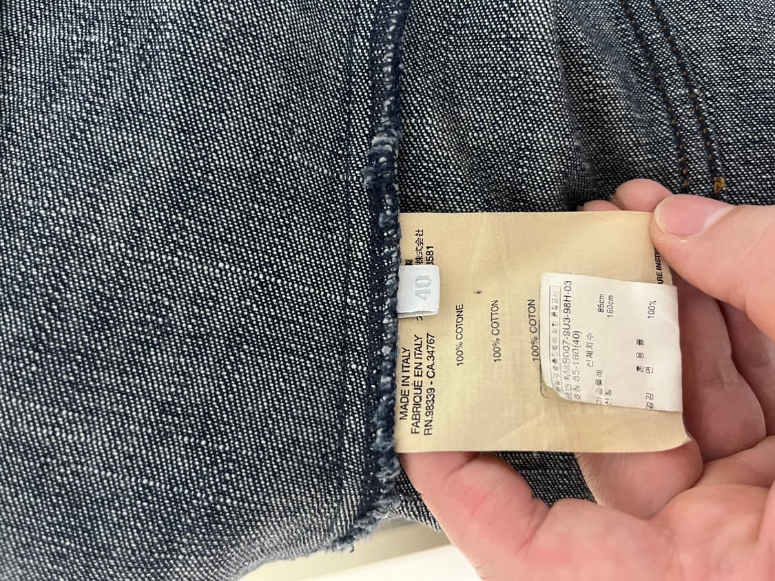 미우미우 데님 블레이져 상품이미지3