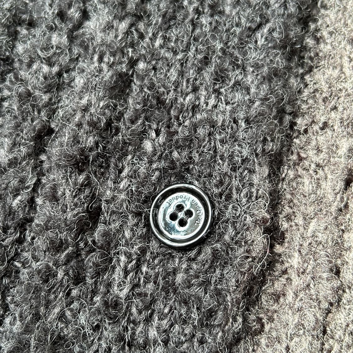 더오픈프로덕트 차콜 프린지 디테일 가디건 상품이미지6