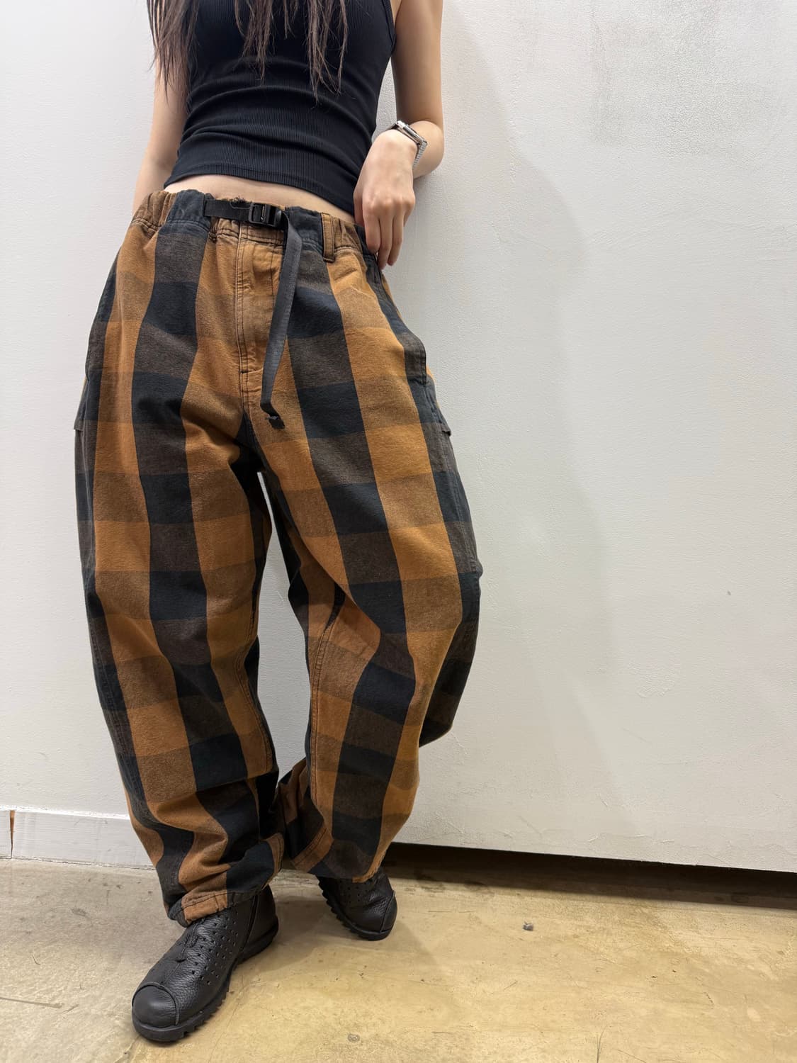 슈프림 밴딩 벨트 디테일 와이드 팬츠 상품이미지8