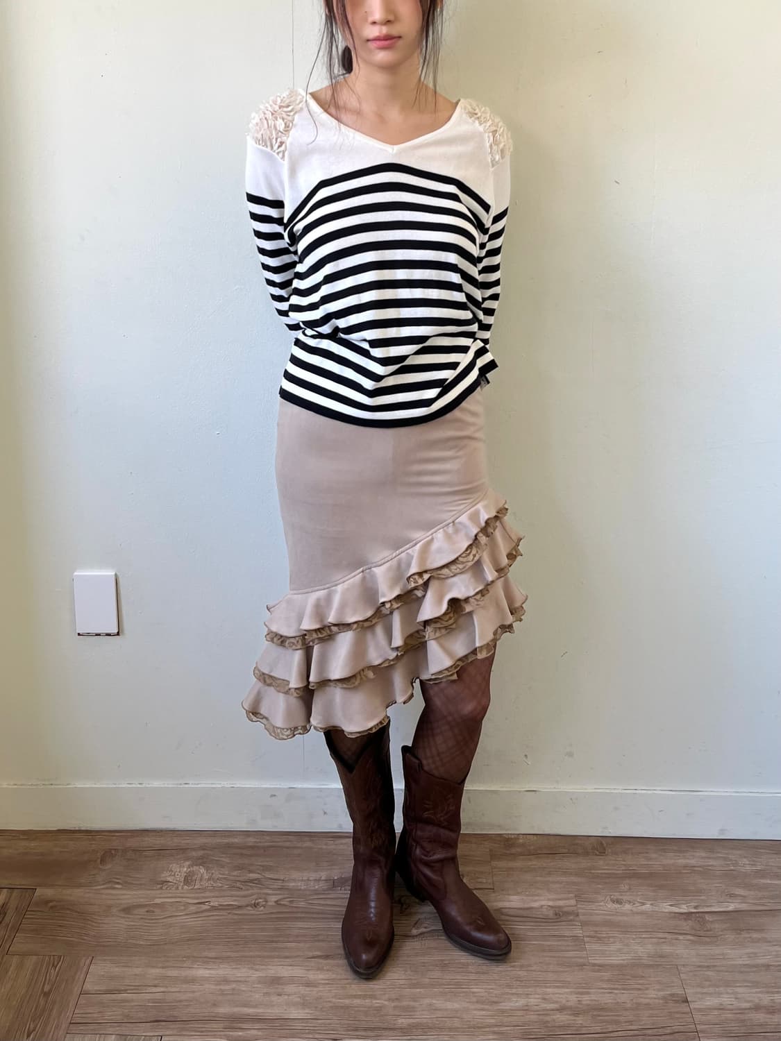 Ryu Ryu 언발란스 스커트 상품이미지4