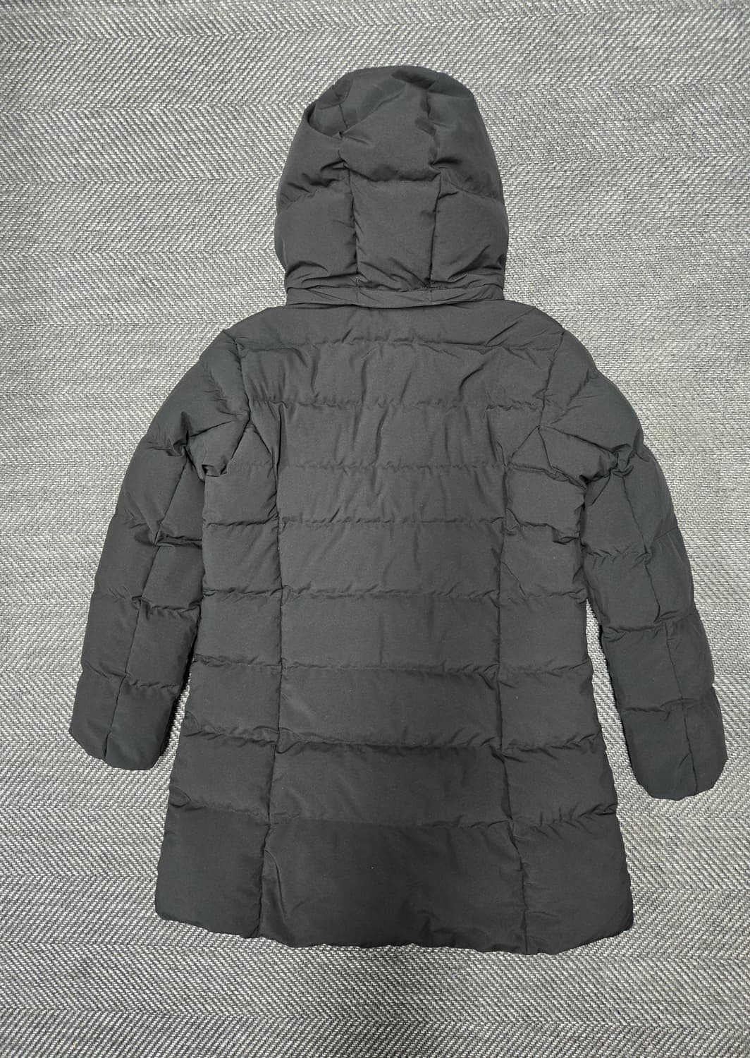 케이투 K2 블랙 후드 롱패딩 상품이미지2