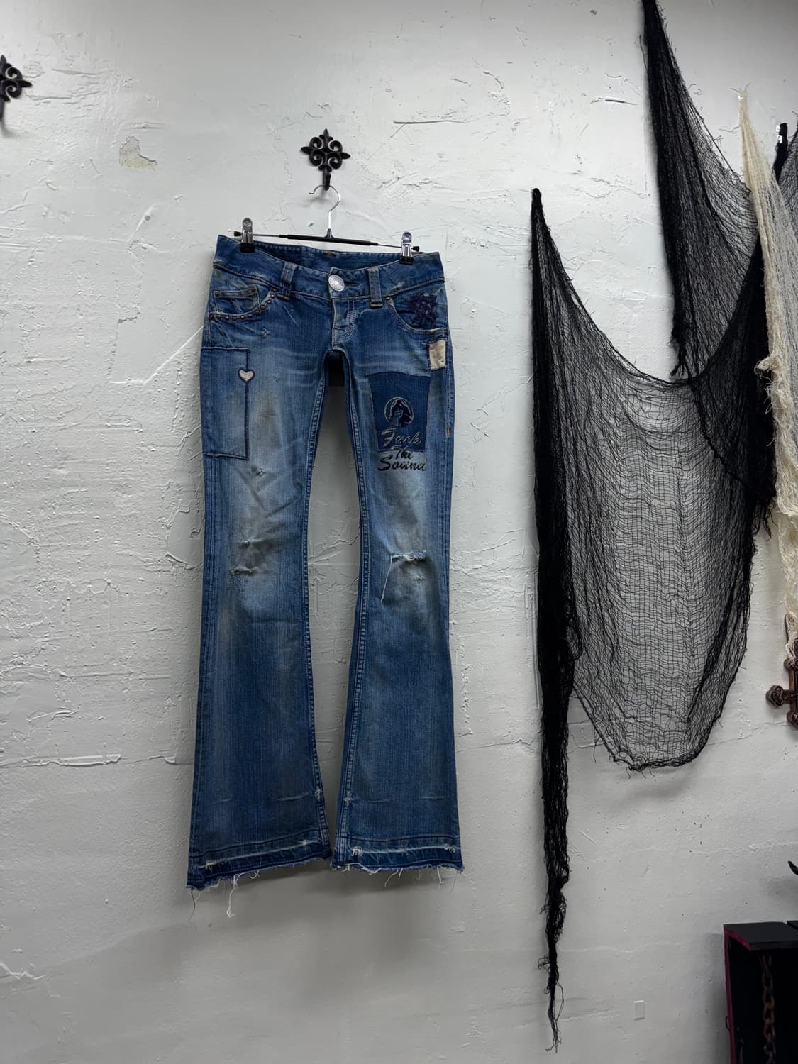 Hysteric glamour 00s y2k boots cut denim 상품이미지1