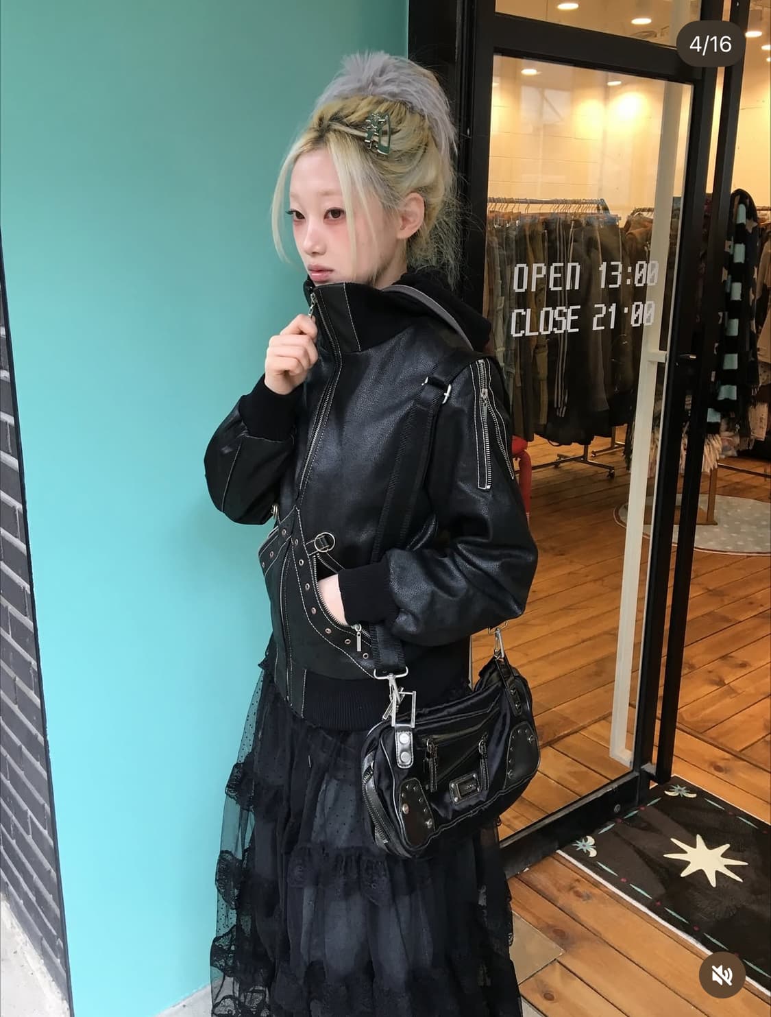 젤리포포 빈티지 코디셋 블랙  상품이미지3