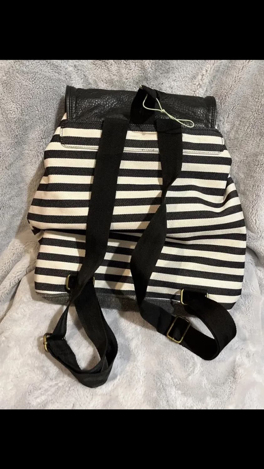 Dakine 스트라이프 드로우스트링 백팩 블랙 상품이미지2