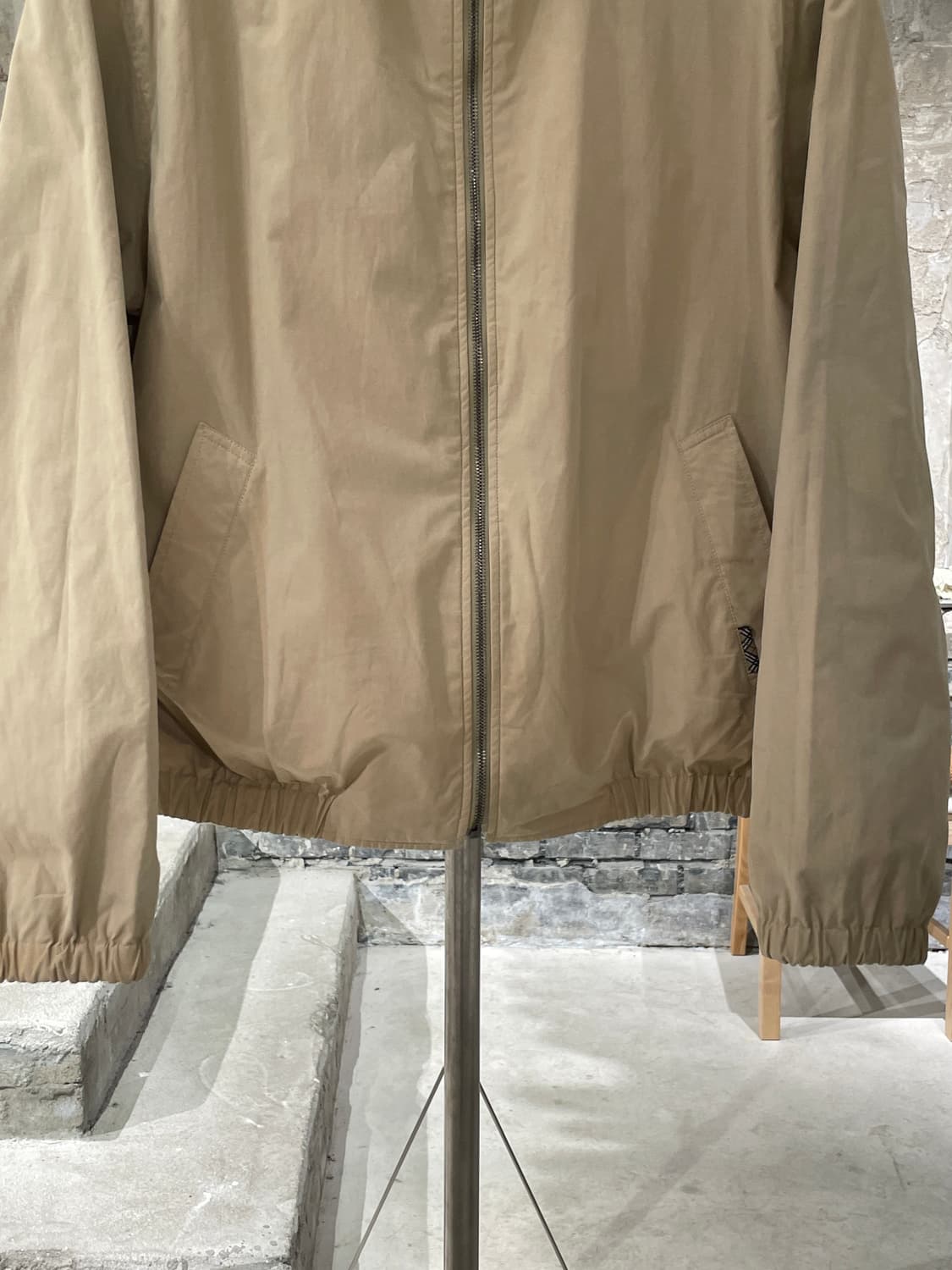 버버리 베이지 노바체크 리버시블 블루종 자켓 상품이미지7