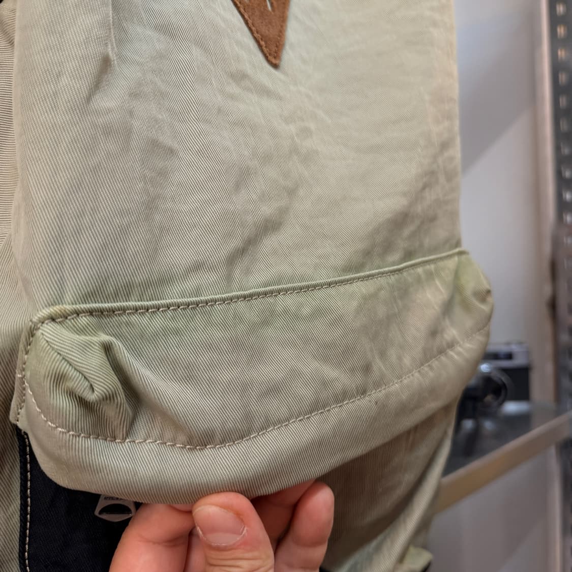 디젤 스웨이드 슬라브 패브릭 백팩 상품이미지3