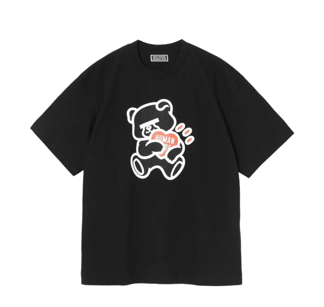 휴먼메이드 x 언더커버 반팔 티셔츠 블랙 XL(4) 상품이미지1