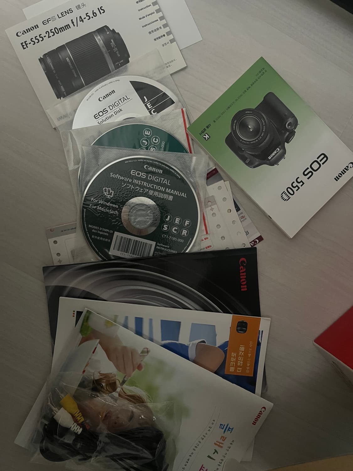 캐논 EOS 550D DSLR 바디 + 렌즈3 + 가방 상품이미지6