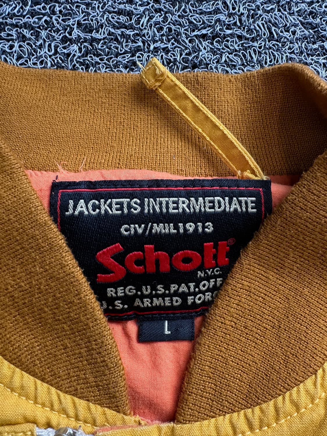 쇼트 US 패치로고 봄버 플라이트 자켓 2713 상품이미지3