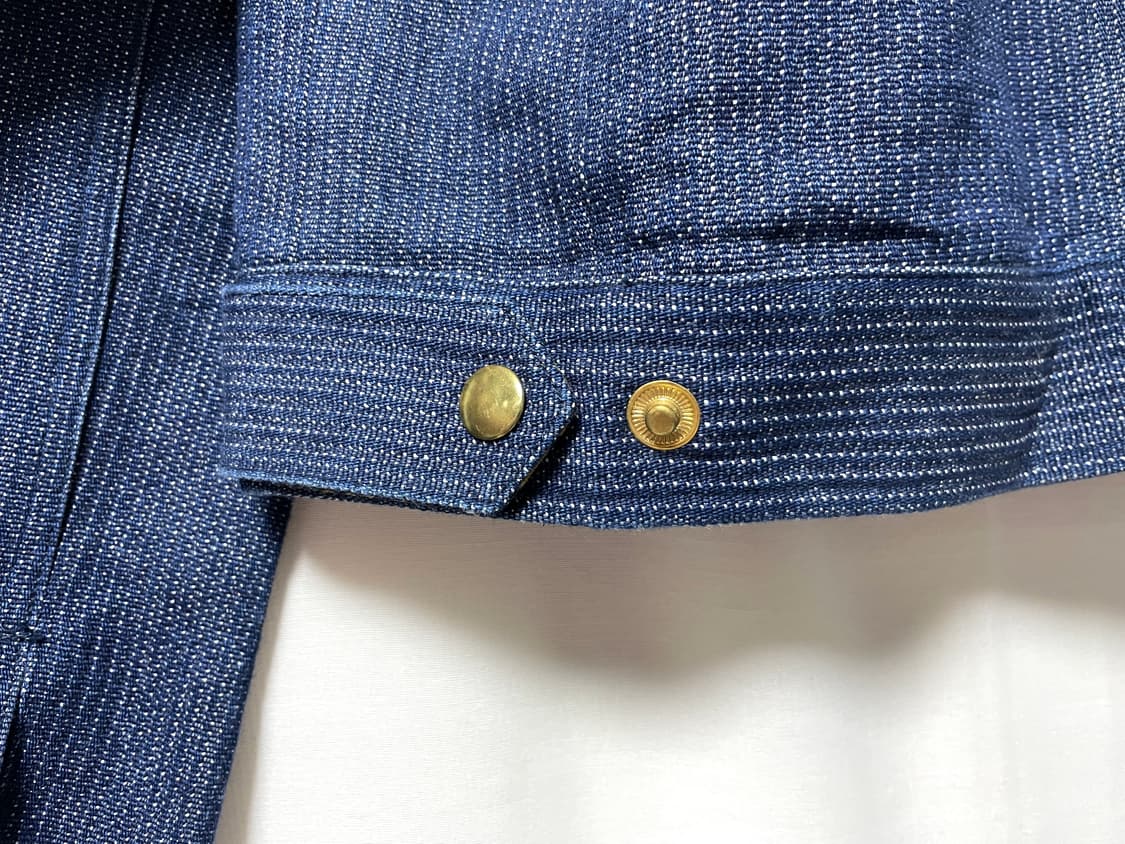 인도산 데님) 에센셜앤트워프 여성 세미크롭 트러커 청자켓 _ 인디고 상품이미지7