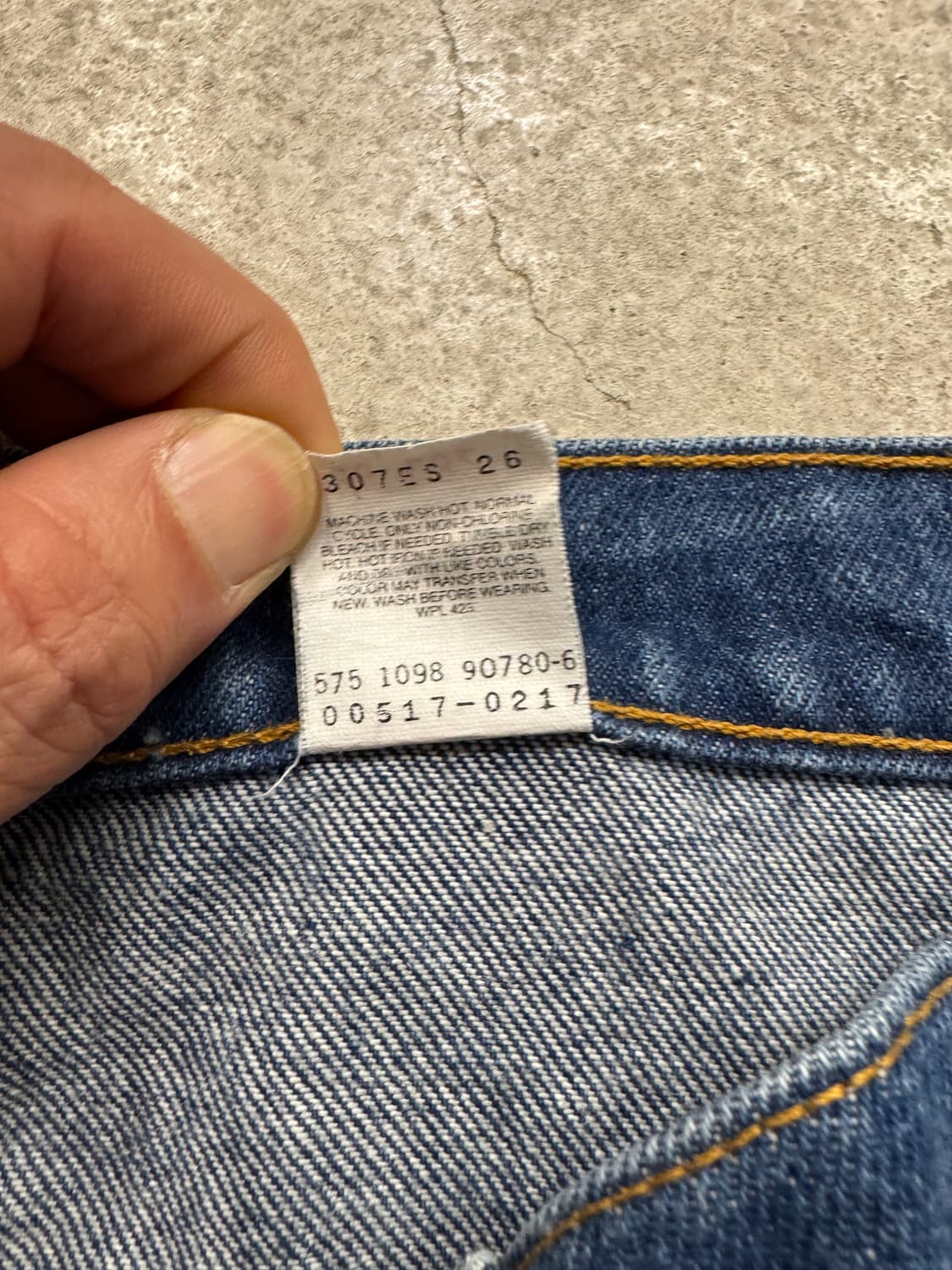 90s 리바이스 517 부츠컷 데님팬츠 usa 상품이미지5